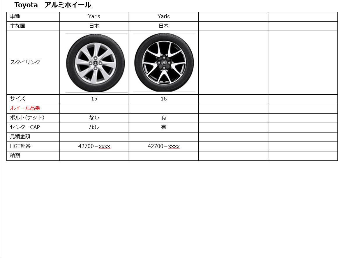 ヤリス資料